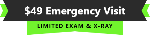 $49 emergency visit banner stamp